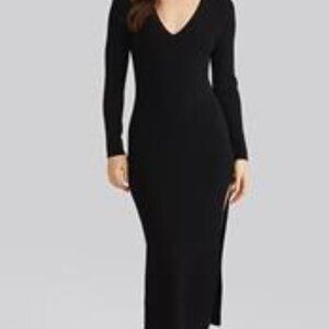 NWT 525 Allison Maxi Lace Up Back Dress L